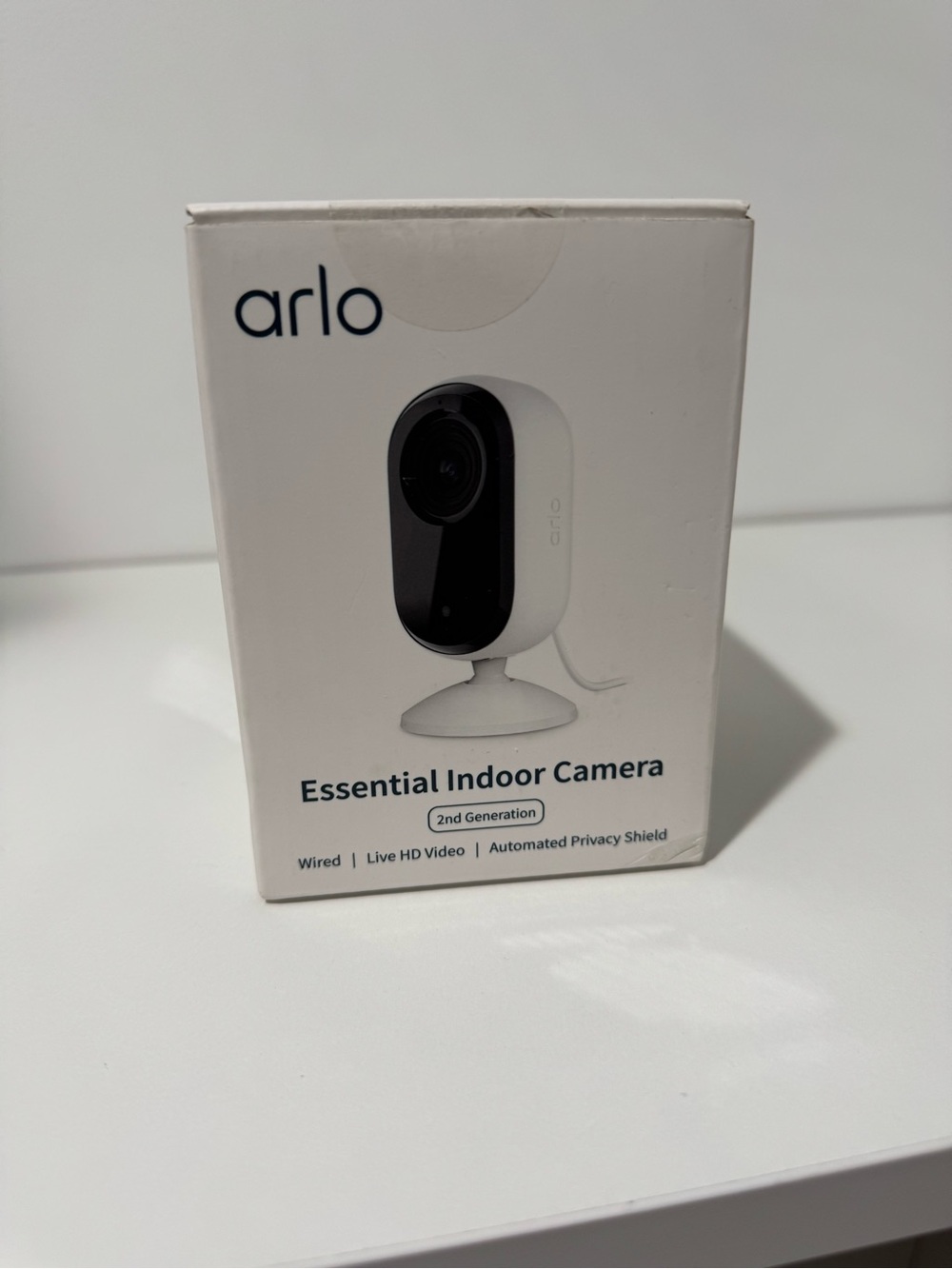 Arlo Essential Indoor Camera (White) - 2nd Generation